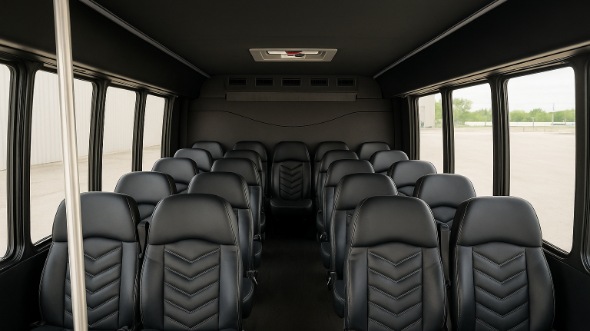 glenview 15 passenger minibus inside