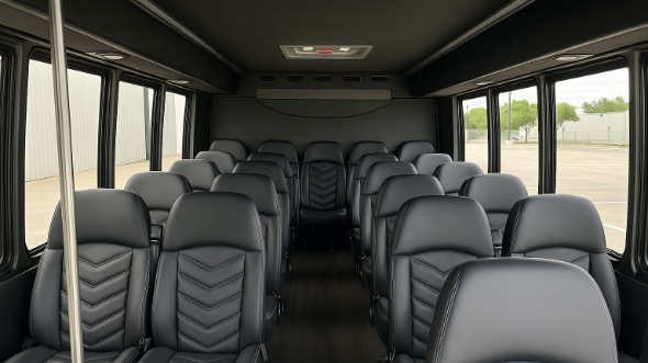 glenview 20 passenger minibus inside