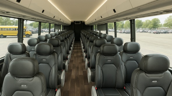 glenview 25 passenger minibus inside